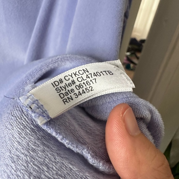 Climate Mate - Cuddle Duds periwinkle ish color soft sweatshirt 2xl - Picture 4 of 7